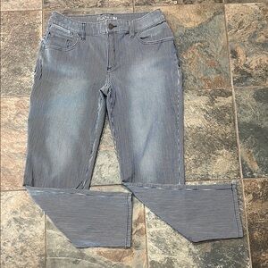 Blue Ankle Chico’s Platinum Cropped Jeans Classic Fit